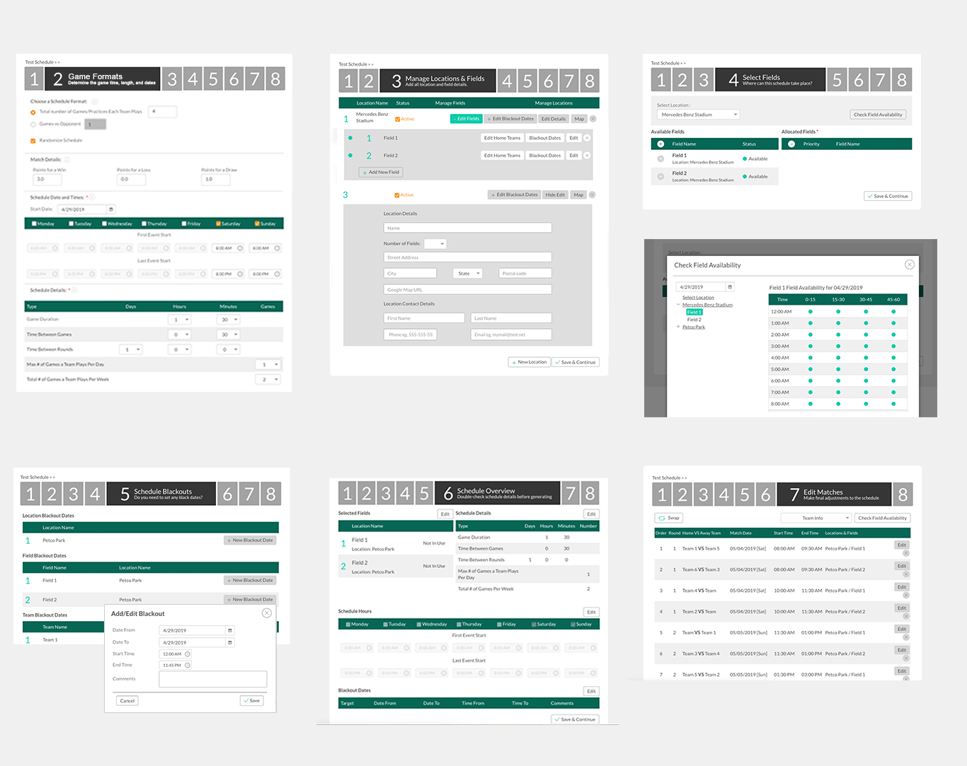 Team Sports HQ registration